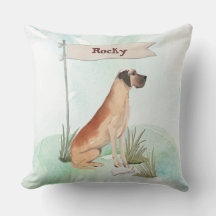 名前をカスタムするグレートダネペットドッグ