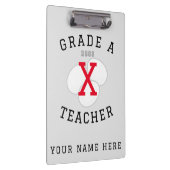 名前をカスタムするグレードA先生 – 卵ではない – クリップボード (右)