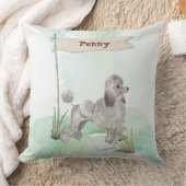 名前をカスタムするグレープードルペットドッグ クッション (ブランケット)