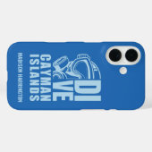 名前をカスタムするケイマン諸島ダイビング Case-Mate iPhoneケース (裏面 (横))