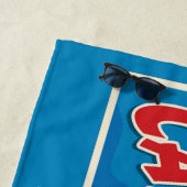 名前をカスタムするケイマン諸島 ビーチタオル (インサイチュ)