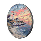 名前をカスタムするケープコッドマサチューセッツ ダーツボード (正面右)