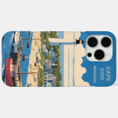 名前をカスタムするケープコッドマサチューセッツ Case-Mate iPhoneケース (裏面 (横))