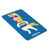 名前をカスタムするゲイユニコーン マグネット (右側)