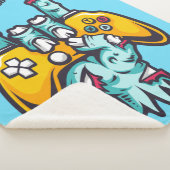 名前をカスタムするゲーマーゾンビ シェルパブランケット (3/4)