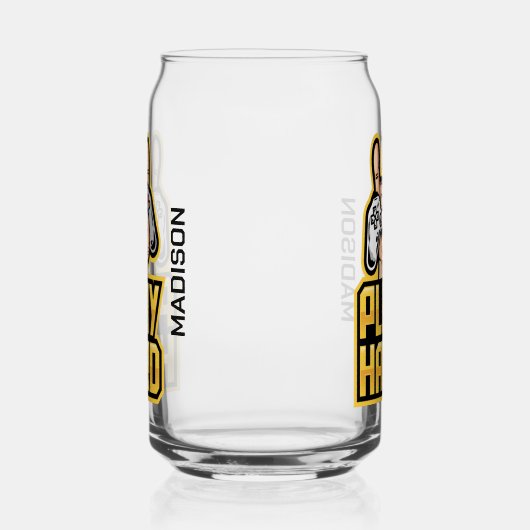 名前をカスタムするゲーマー ガラス缶 (左)