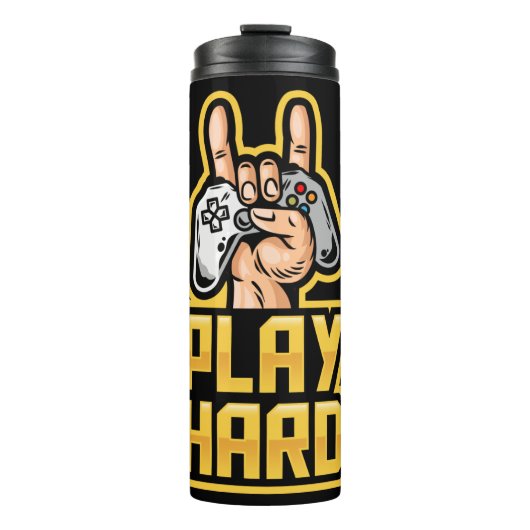 名前をカスタムするゲーマー タンブラー (正面)