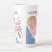 名前をカスタムするコスタリカモットプラヴィダ カフェラテマグ (正面)