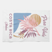 名前をカスタムするコスタリカモットプラヴィダ キッチンタオル (横)