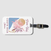 名前をカスタムするコスタリカモットプラヴィダ ラゲッジタグ (正面横)