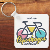 名前をカスタムするコペンハーゲンデンマーク キーホルダー (正面)