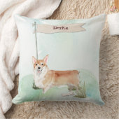 名前をカスタムするコルギペットドッグ クッション (ブランケット)