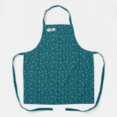 名前をカスタムするコーヒーショップカフェペストリーケーキ エプロン (正面)
