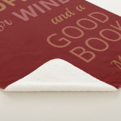 名前をカスタムするコーヒー/ワイン&良い本 シェルパブランケット (3/4)