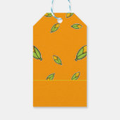 名前をカスタムするコーンon orange ギフトタグ (裏面)
