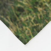 名前をカスタムするゴルデンドルドッグ フリースブランケット (角)