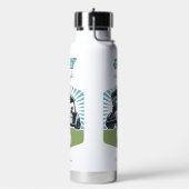名前をカスタムするゴルフはライフ ウォーターボトル (左面)