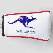 名前をカスタムするゴルフクラブカバー ゴルフヘッドカバー (正面)