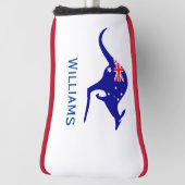 名前をカスタムするゴルフクラブカバー ゴルフヘッドカバー (回転90)