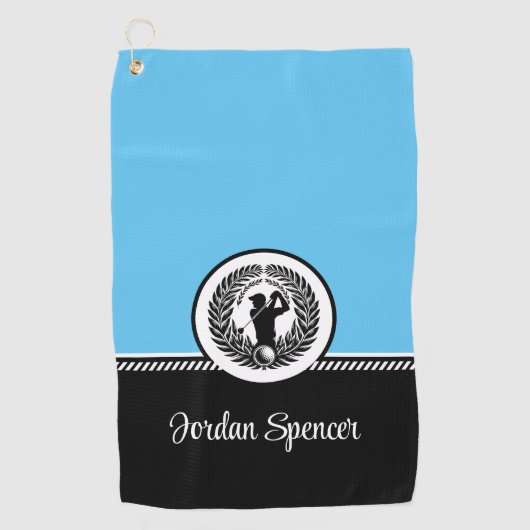 名前をカスタムするゴルフタオル ゴルフタオル (正面)