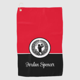 名前をカスタムするゴルフタオル ゴルフタオル