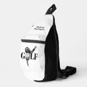 名前をカスタムするゴルフ スリングバッグ (右コーナー)
