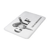 名前をカスタムするゴルフ バスマット (アングル)