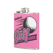 名前をカスタムするゴルフ フラスク (左)