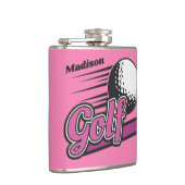 名前をカスタムするゴルフ フラスク (右)