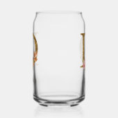 名前をカスタムするゴールドフォイル赤面ピンクローズレターD ガラス缶 (左)