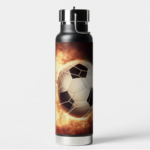 名前をカスタムするサッカーゴール ウォーターボトル