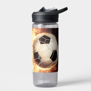 名前をカスタムするサッカーゴール ウォーターボトル
