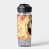 名前をカスタムするサッカーゴール ウォーターボトル (正面)