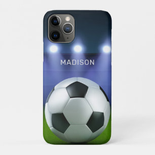 名前をカスタムするサッカースタジアムの電話ケース iPhone 11 PROケース