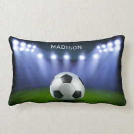 名前をカスタムするサッカースタジアム枕 ランバークッション