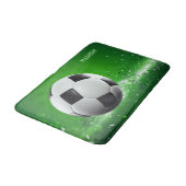 名前をカスタムするサッカーボール バスマット (アングル)