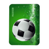 名前をカスタムするサッカーボール マグネット (縦)
