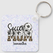 名前をカスタムするサッカーママ |母の日 キーホルダー (裏面)
