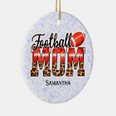 名前をカスタムするサッカーママ |母の日 セラミックオーナメント (右)