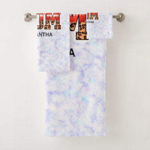 名前をカスタムするサッカーママ 母の日 バスタオルセット