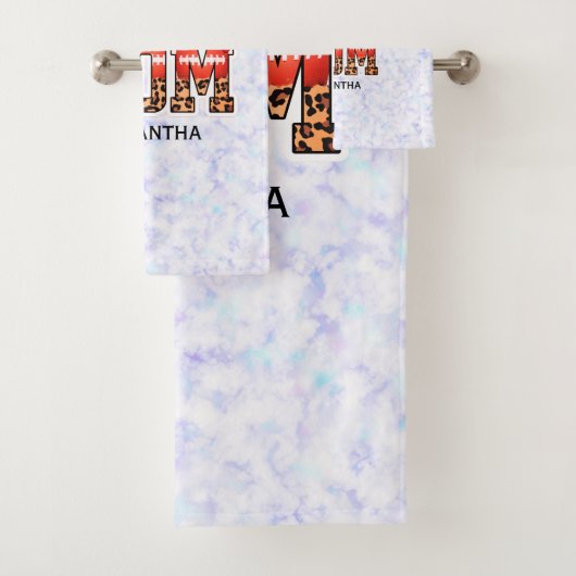 名前をカスタムするサッカーママ |母の日 バスタオルセット (インサイチュ)