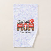 名前をカスタムするサッカーママ |母の日 バスタオルセット (ハンドタオル)