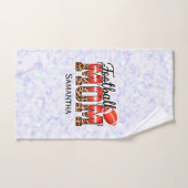 名前をカスタムするサッカーママ |母の日 バスタオルセット (ハンドタオル)