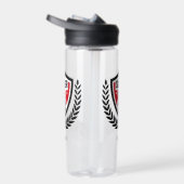 名前をカスタムするサッカーロゴ ウォーターボトル (右面)