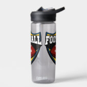 名前をカスタムするサッカーロゴ ウォーターボトル (左面)