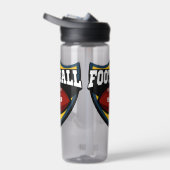 名前をカスタムするサッカーロゴ ウォーターボトル (右面)