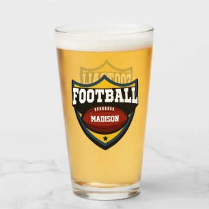 名前をカスタムするサッカーロゴ タンブラーグラス