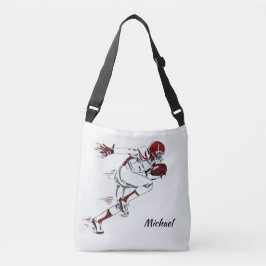 名前をカスタムするサッカー選手のバッグ クロスボディバッグ