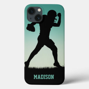 名前をカスタムするサッカー選手の電話ケース iPhone 13ケース