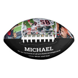 名前をカスタムするサッカー選手フォトコラージュ アメリカンフットボール